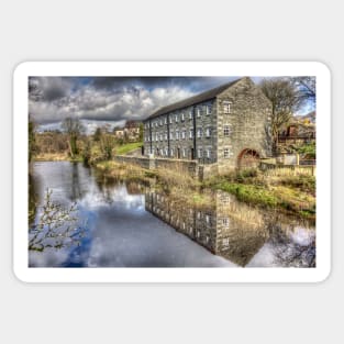 Mill on the Fleet HDR Gatehouse of Fleet Dumfries Galloway Photo Sticker